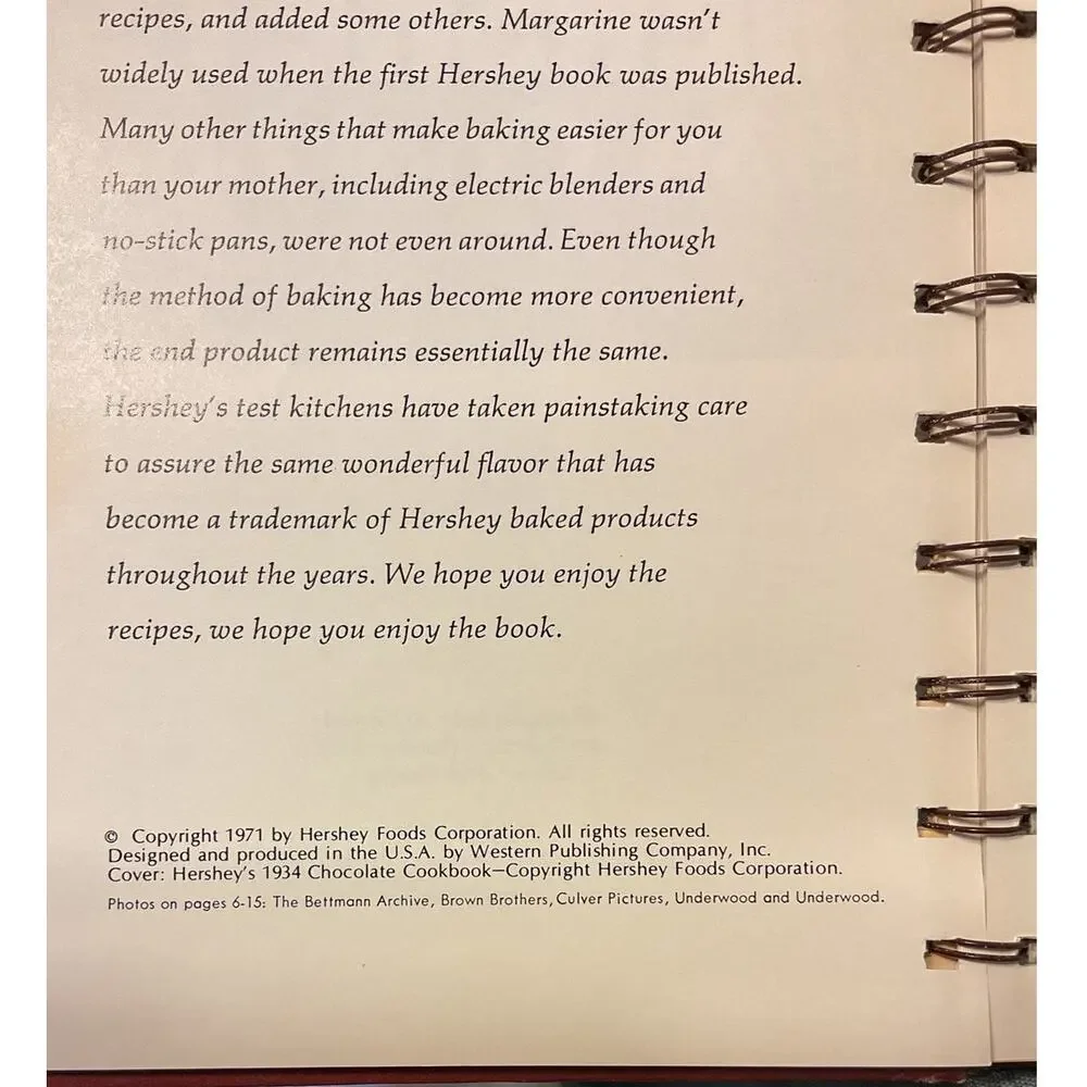 Hersheys 1971 edition
